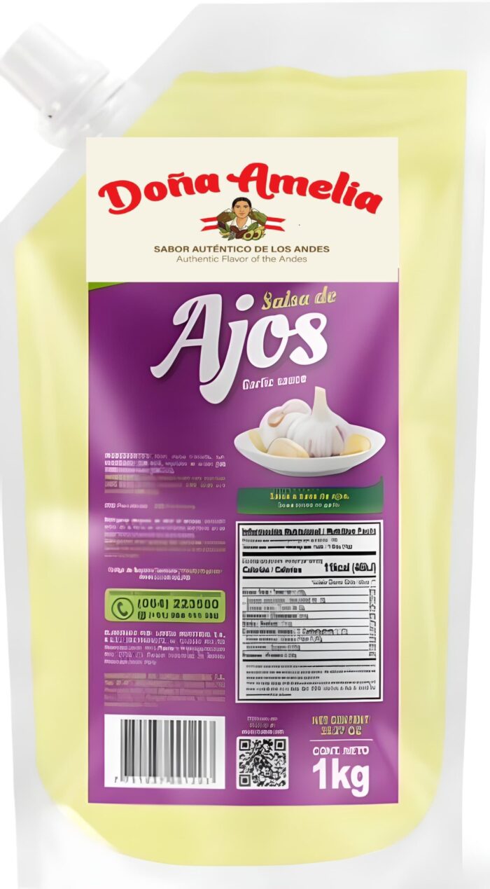 Ajos Garlic Paste 1 kg Doypack